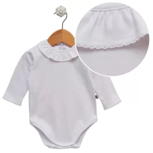 BODY CON CUELLO Y VOLADO