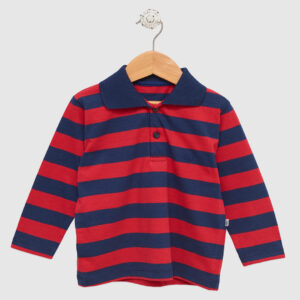 REMERA POLITO ML CUELLO TEJIDO